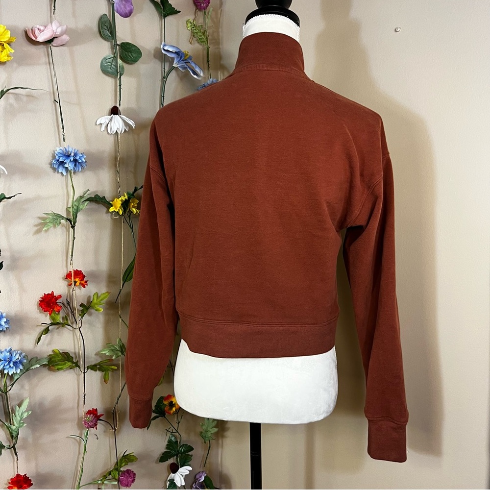 Fabletics Kat Half Zip Pullover Java, Small - image 4